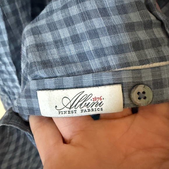 Zachary Prell Navy Plaid Shirt - Picture 5 of 9